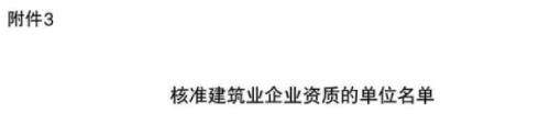 圖為：建筑業(yè)企業(yè)資質(zhì)名單